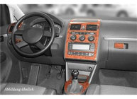 Volkswagen Touran 2003-2010 Nakładki na Deskę Rozdzielczą Tytan zdjęcia 5