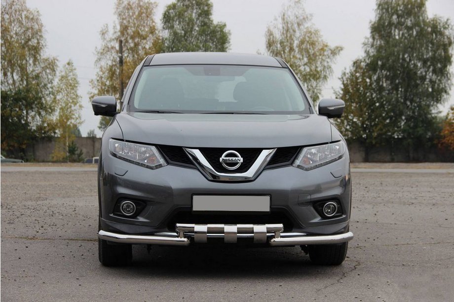 Nissan X-trail T32/Rogue 2014-2021 Osłona Przednia ST009-15 (Stal Nierdzewna) Image