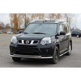 Przedni Pałąk Ochronny ST014 (Stal Nierdzewna) Nissan X-trail T31 2007-2014 zdjęcia 1