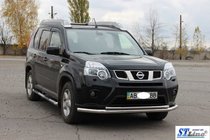 Nissan X-trail T31 2007-2014 Przedni Pałąk Ochronny ST014 (Stal Nierdzewna) zdjęcia 2