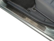 Nissan Almera B10 Classic 2006-2012 Nakładki na Progi Nataniko (4 szt., Stal Nierdzewna) Standard - Taśma Lohmann, 0,5 mm zdjęcia 1