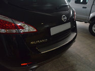 Nissan Murano 2008-2014 Nakładka na tylny zderzak z rantem Nataniko (stal nierdzewna) zdjęcia 1