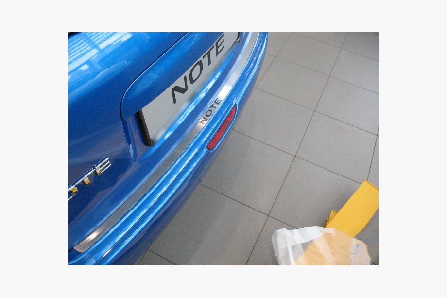 Nissan Note 2004-2012 Nakładka na tylny zderzak Nataniko (2005-2007, stal nierdzewna) Image