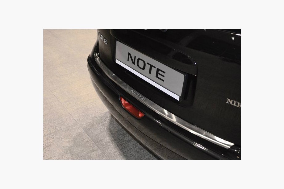 Nissan Note 2004-2012 Nakładka na tylny zderzak z rantem Nataniko (2005-2007, stal nierdzewna) Image