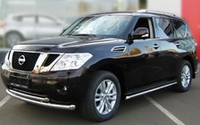 Nissan Pathfinder R51 2005-2014 Podwójny przedni pałąk ze stali nierdzewnej zdjęcia 1
