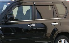 Nissan X-trail T31 2007-2014 Listwy ozdobne okien nierdzewne OmsaLine - Włoska Stal Nierdzewna zdjęcia 1