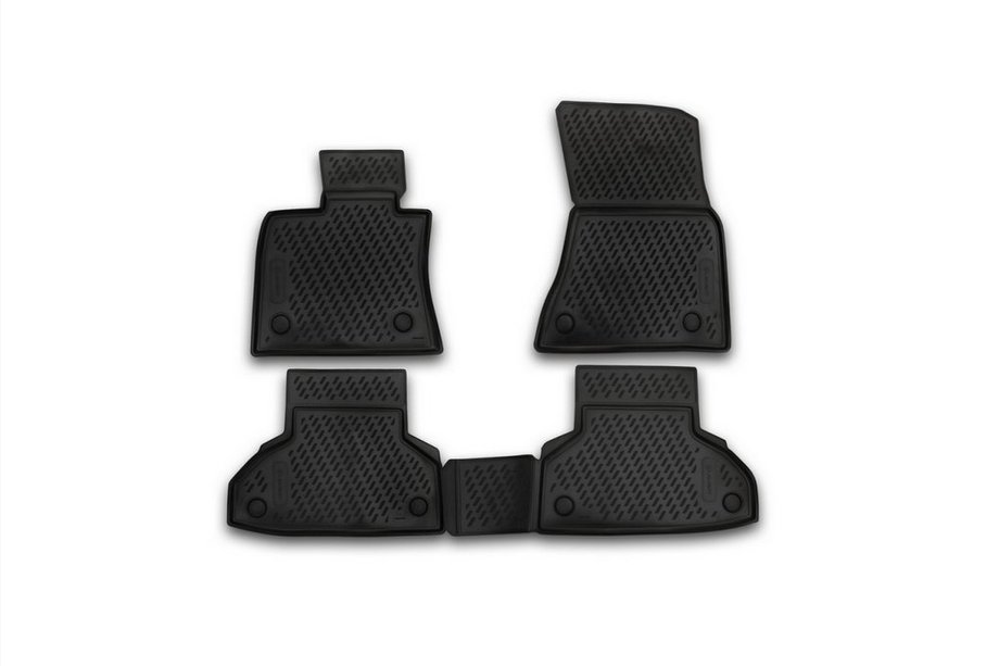 BMW X6 F16 2014-2019 Gumowe dywaniki do wnętrza (4 szt, Novline) Zdjęcia 1