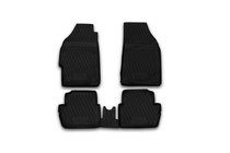 Chevrolet Spark 2009-2015 Dywaniki gumowe do wnetrza (4 szt, Novline) Wariant 2 zdjęcia 1