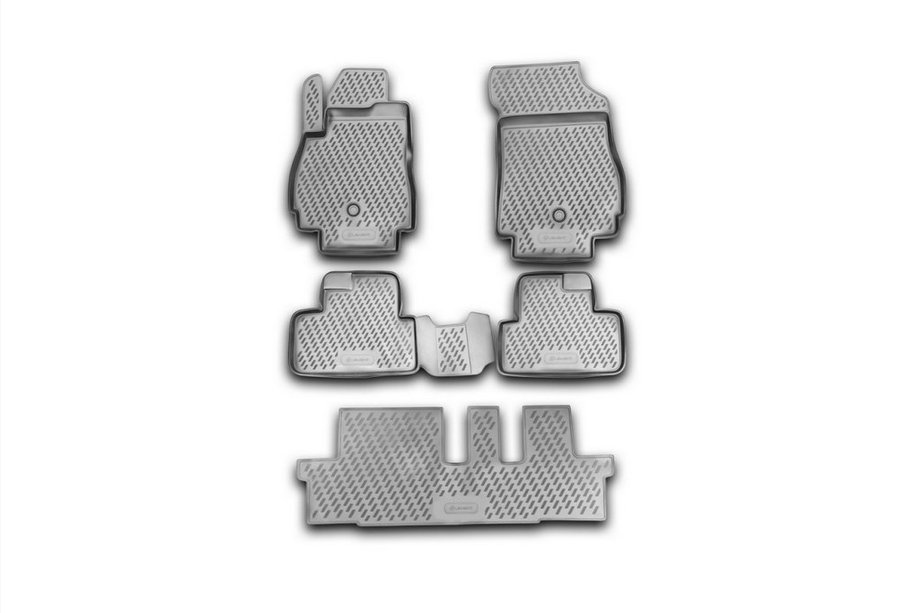Chevrolet Orlando 2010-2018 Gumowe dywaniki do wnetrza (5 szt, Novline) Image