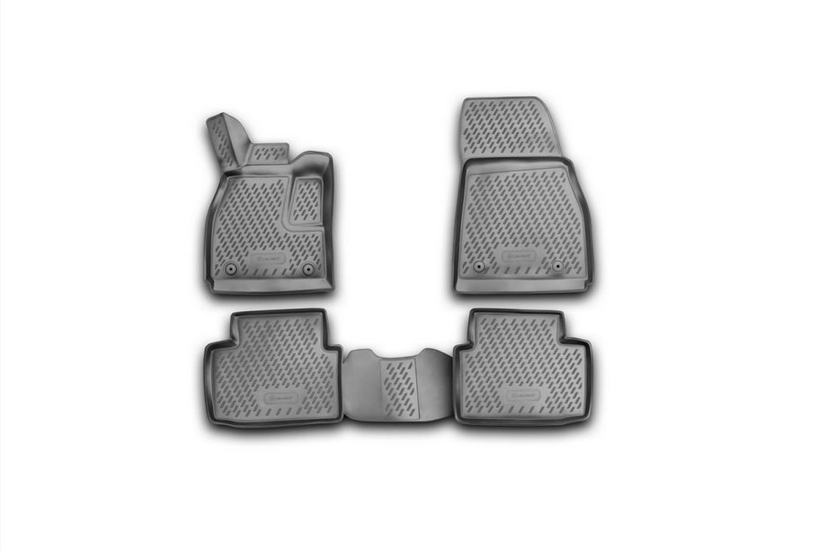 Chevrolet Malibu 2011-2018 Dywaniki gumowe 3D do wnętrza (4 szt, Novline) Image