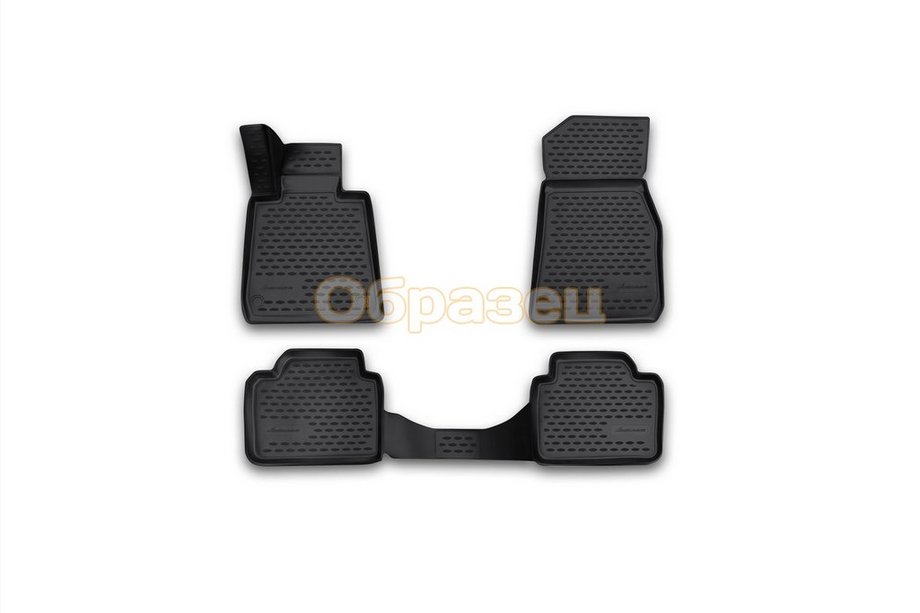 Chevrolet Trax 2012-2023 Dywaniki gumowe 3D do wnętrza (4 szt, Novline) Image