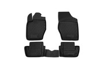 Citroen C-4 2004-2010 Gumowe dywaniki do wnętrza (4 szt, Novline) zdjęcia 1