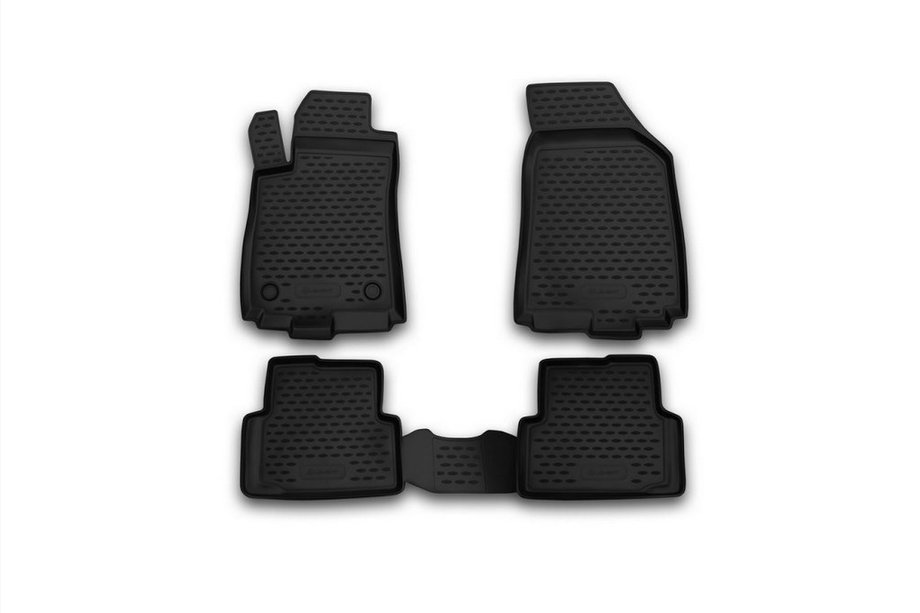 Citroen C-4 2010-2018 Dywaniki gumowe do wnetrza (4 szt, Novline) Wariant 1 Image