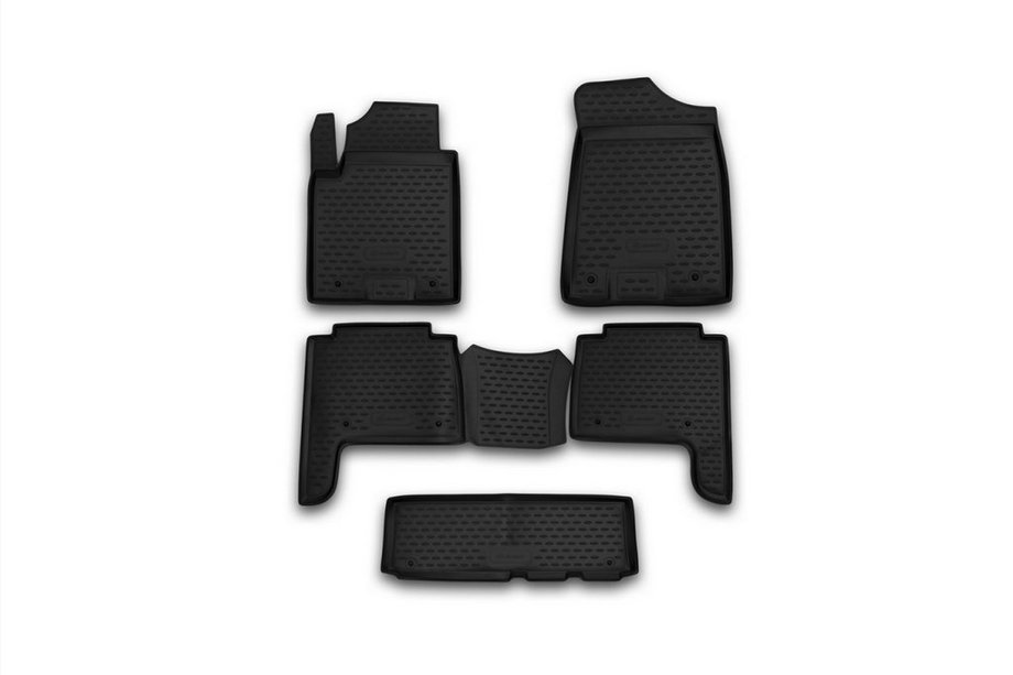 Infiniti QX56 2010-2013 Gumowe dywaniki do wnetrza (5 szt, Novline) Image