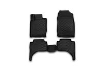 Mitsubishi L200 2015-2024 Dywaniki gumowe 3D do wnetrza (4 szt, Novline) Wersja budzetowa zdjęcia 1