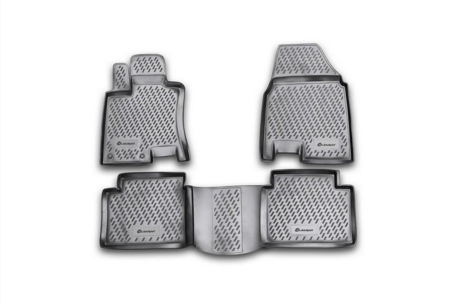Nissan Qashqai 2010-2014 Dywaniki gumowe do wnętrza (4 szt, Novline) Qashqai+2 Image