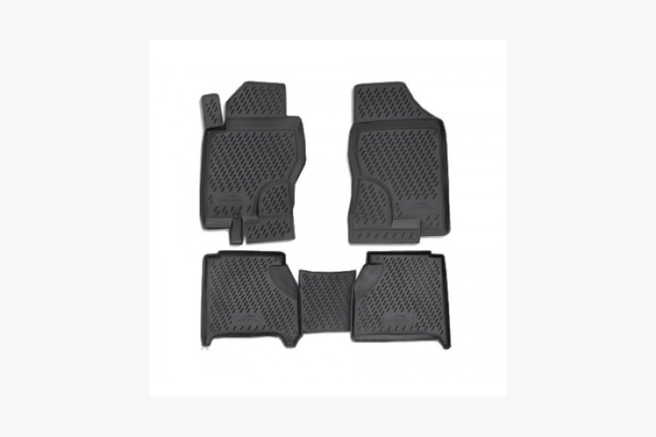 Nissan Pathfinder R51 2005-2014 (2010-2014) Gumowe dywaniki samochodowe (4 szt, Novline) Zdjęcia 1