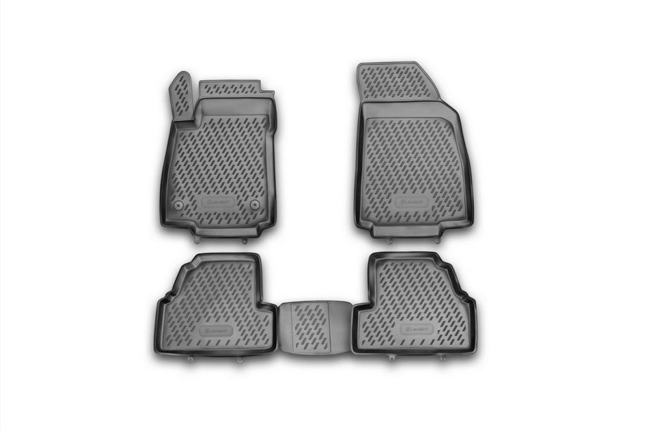 Opel Mokka 2012-2021 Gumowe dywaniki do wnętrza (4 szt, Novline) Image