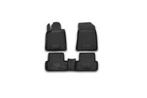 Peugeot 407 2004-2011 Gumowe dywaniki do wnętrza (4 szt, Novline) zdjęcia 1
