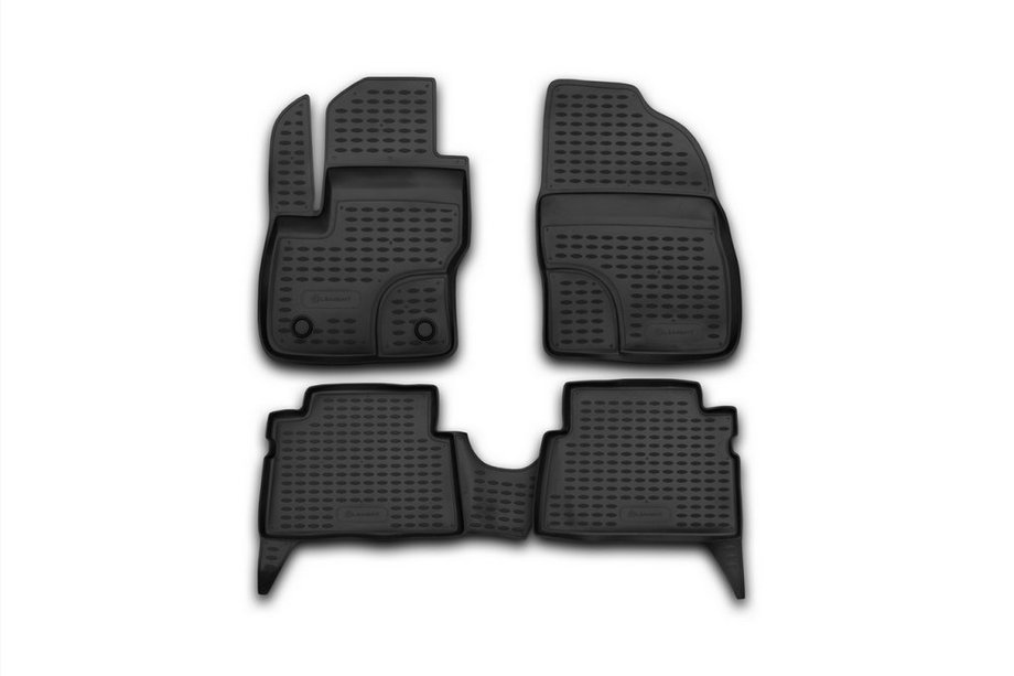 Ford C-Max 2004-2010 Dywaniki gumowe do wnetrza (4 szt, Novline) Wariant 2 Image