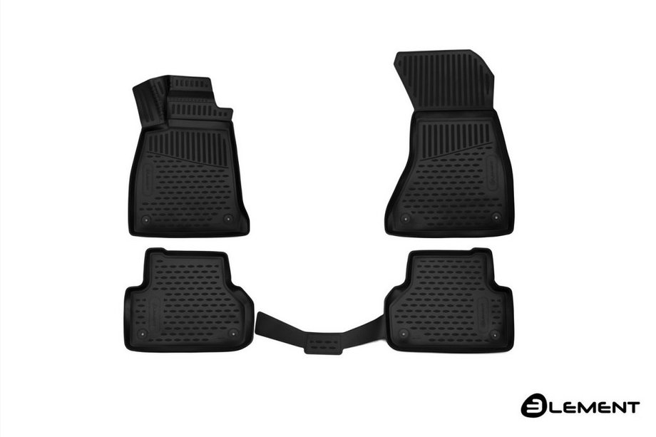 Audi A5 2016-2025 Dywaniki gumowe 3D do wnętrza (4 szt, Novline) 4WD (Europa) Image