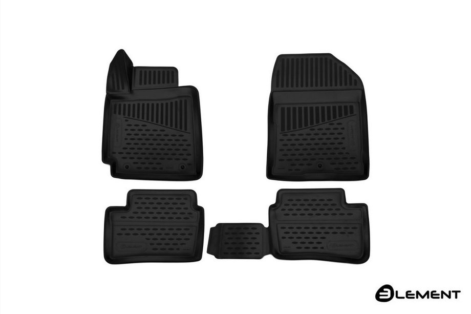 Kia Picanto 2016- Dywaniki gumowe 3D do wnętrza (4 szt, Novline) HB Zdjęcia 1