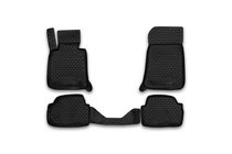 BMW 1 Series E81/E82/E87/E88 2004-2011 Dywaniki gumowe do wnętrza (4 szt, Novline) 3D zdjęcia 1