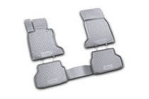 BMW 5 Series E60/E61 2003-2010 Dywaniki gumowe do wnetrza (4 szt, Novline) Wariant 1 zdjęcia 1