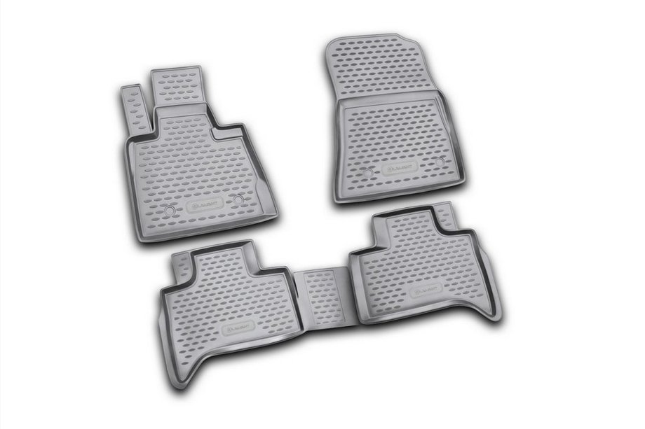 BMW X5 E53 1999–2006 Gumowe dywaniki do wnętrza (4 szt, Novline) Image
