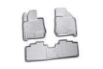 Cadillac SRX 2004-2009 (2010↗) Gumowe dywaniki samochodowe (3 szt, Novline) zdjęcia 1