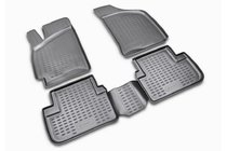 Chevrolet Lanos 1998–2017 Gumowe dywaniki do wnętrza (4 szt, Novline) zdjęcia 1