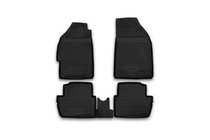 Chevrolet Spark 2009-2015 Dywaniki gumowe do wnetrza (4 szt, Novline) Wariant 1 zdjęcia 1