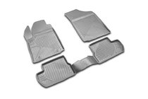 Citroen C-2 2003-2009 Gumowe dywaniki do wnętrza (4 szt, Novline) zdjęcia 1