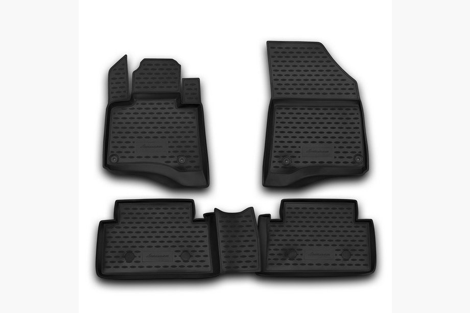 Citroen C-5 2008-2017 Gumowe dywaniki do wnętrza (4 szt, Novline) Zdjęcia 1
