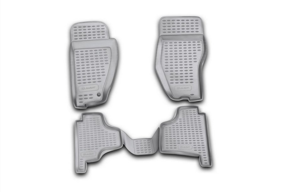 Dodge Nitro 2006-2011 Gumowe dywaniki do wnętrza (4 szt, Novline) Image