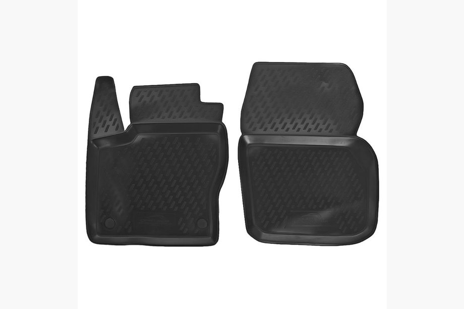Ford Focus II 2005-2008 Gumowe dywaniki przednie do wnętrza (2 szt, Novline) Image
