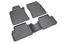 Honda Accord VII 2002-2007 Gumowe dywaniki do wnętrza (4 szt, Novline) zdjęcia 1
