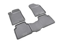 Hyundai Sonata NF 2004-2009 Dywaniki gumowe do wnetrza (4 szt, Novline) Wariant 2 zdjęcia 1