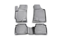 Hyundai Elantra (XD) 2000-2011 Gumowe dywaniki do wnętrza (4 szt, Novline) zdjęcia 1