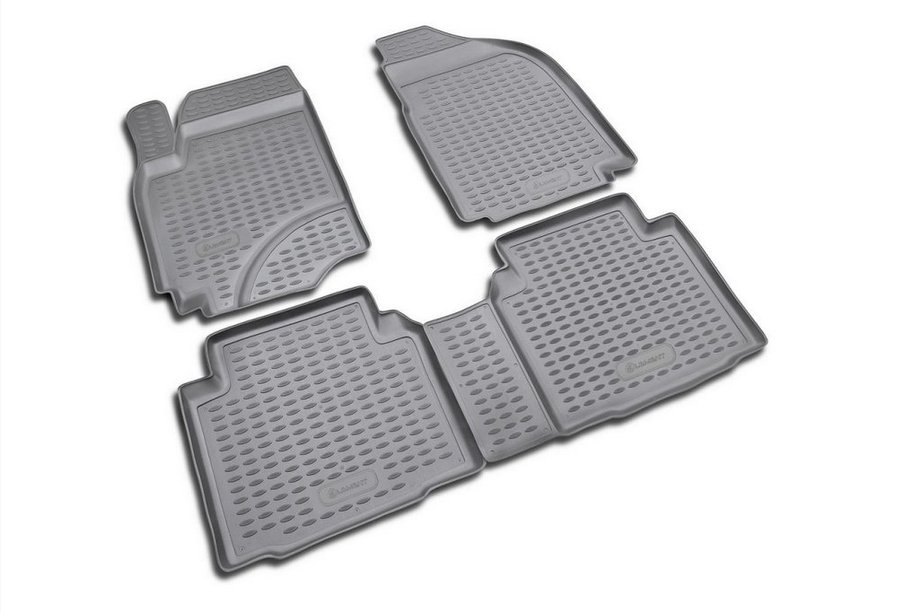 Hyundai Matrix 2001-2010 Gumowe dywaniki do wnętrza (4 szt, Novline) Image