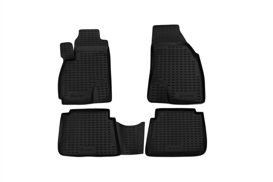 Hyundai Santa Fe 1 2000-2006 Gumowe dywaniki do wnętrza (4 szt, Novline) Image