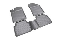 Hyundai Sonata NF 2004-2009 Dywaniki gumowe do wnetrza (4 szt, Novline) Wariant 1 zdjęcia 1