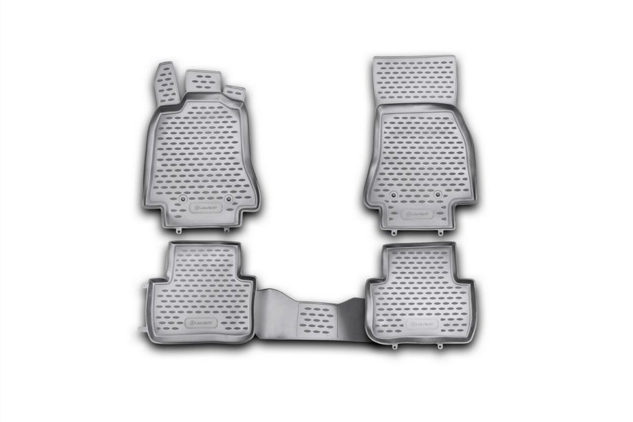 Jaguar XF 2009-2016 Gumowe dywaniki do wnętrza (4 szt, Novline) Image