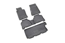 Kia Mohave 2008-2016 Gumowe dywaniki do wnetrza (5 szt, Novline) zdjęcia 1