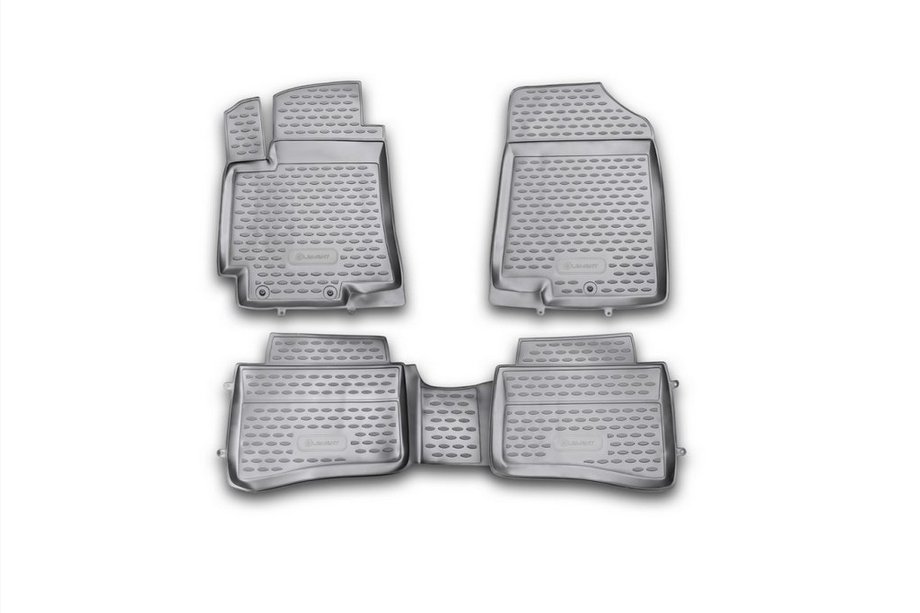 Kia Rio 2012-2017 Gumowe dywaniki do wnętrza (4 szt, Novline) Image