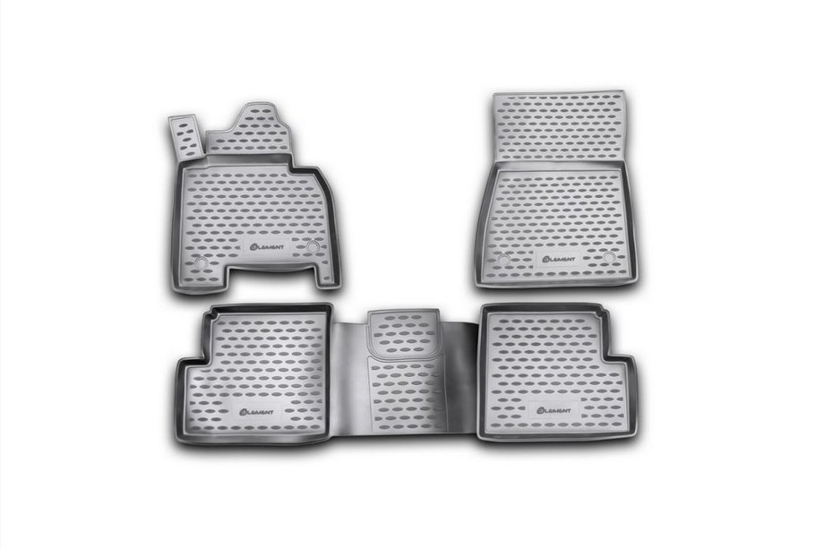 Mercedes G class W463 1990-2018 Gumowe dywaniki do wnętrza (4 szt, Novline) Image