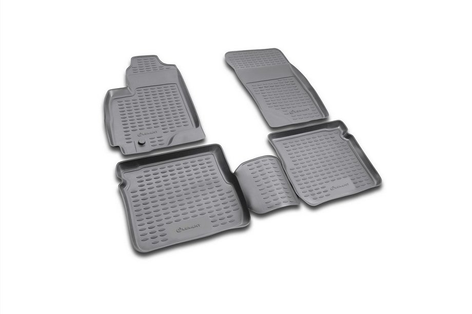 Mitsubishi Outlander 2001-2006 Gumowe dywaniki do wnętrza (4 szt, Novline) Image