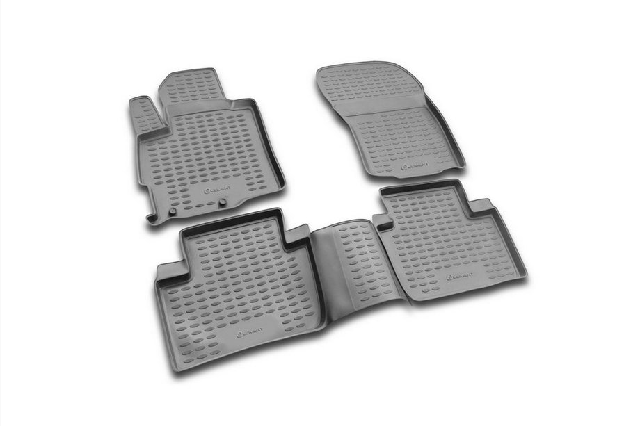 Mitsubishi Outlander 2006-2012 Gumowe dywaniki samochodowe (4 szt, Novline) XL Image