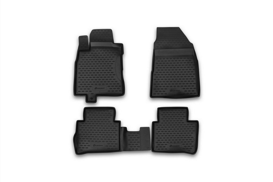 Nissan Tiida 2004-2011 Dywaniki gumowe do wnetrza (4 szt, Novline) Wariant 1 Image
