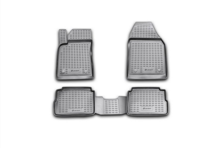 Opel Vectra C 2002-2008 Gumowe dywaniki do wnętrza (4 szt, Novline) SD/HB Image